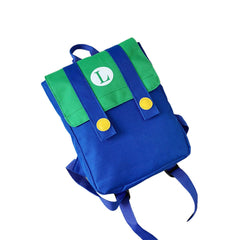 Super Mario Bros - Mario Luigi Cosplay Backpack Anime Print School Bag