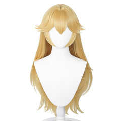 The Super Mario Bros. Princess Peach Cosplay Wig Heat Resistant Synthetic Hair Carnival Halloween Party Props