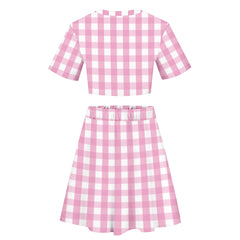 Barbie Cosplay Costume Crop Top Skirt Outfits Halloween Carnival Party Disguise Suit
