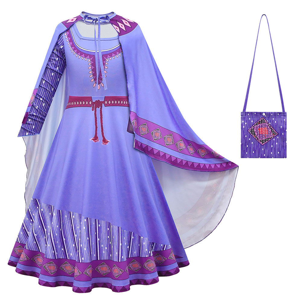 Wish Asha Kids Girls Long Sleeve Outfits Halloween Carnival Party Suit Cosplay Costume