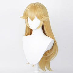 The Super Mario Bros. Princess Peach Cosplay Wig Heat Resistant Synthetic Hair Carnival Halloween Party Props