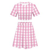 Barbie Cosplay Costume Crop Top Skirt Outfits Halloween Carnival Party Disguise Suit