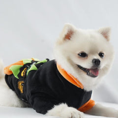Funny Pet Coat Pumpkin Halloween Sweatshirt Outfit Cosplay Coat for Cat Dog Puppy Coat - INSWEAR