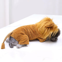 Cute Animal Shape Pet Clothes Cosplay Soft Texture Dogs Hooded Coat Costume Halloween Pets Supplies - INSWEAR