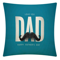 Father's Day Pillow Covers 18x18 Inch Throw Pillow Cases with Good Daddy Best Dad Ever Cushion Cover - INSWEAR