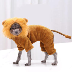 Cute Animal Shape Pet Clothes Cosplay Soft Texture Dogs Hooded Coat Costume Halloween Pets Supplies - INSWEAR