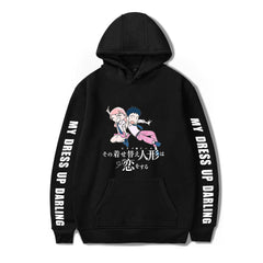 Unisex Adult My Dress-Up Darling Hoodies 3D Printed Hooded Sweatshirt Casual Pullover Streetwear Lounge Wear - INSWEAR
