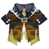 Game Genshin Impact Zhongli Cosplay Cute Little Cat Clothes Coat Costume Take Photo Props Dog Pet Supplies - INSWEAR