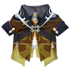 Game Genshin Impact Zhongli Cosplay Cute Little Cat Clothes Coat Costume Take Photo Props Dog Pet Supplies - INSWEAR