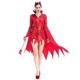 Womens Hot Stuff Red Sexy Devil Costume Hit The Parties On Halloween - INSWEAR