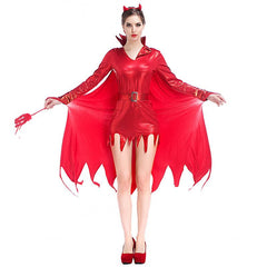 Womens Hot Stuff Red Sexy Devil Costume Hit The Parties On Halloween - INSWEAR