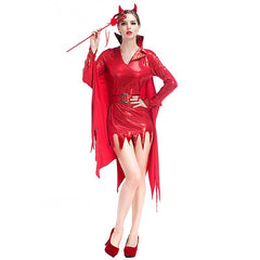 Womens Hot Stuff Red Sexy Devil Costume Hit The Parties On Halloween - INSWEAR