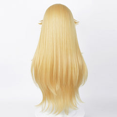 The Super Mario Bros. Princess Peach Cosplay Wig Heat Resistant Synthetic Hair Carnival Halloween Party Props