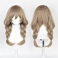 Genshin Impact Lisa Cosplay Wig Heat Resistant Synthetic Hair Carnival Halloween Party Props