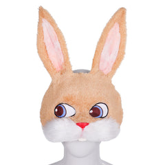 Easter Rabbit Mask Cosplay Plush Masks Helmet Masquerade Halloween Party Costume Props
