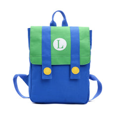 Super Mario Bros - Mario Luigi Cosplay Backpack Anime Print School Bag