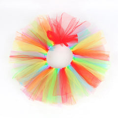 Kids Girls Clown Cosplay Costume Outfits Halloween Carnival Party Suit