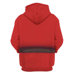 The Super Mario Bros. Shy Guy Cosplay Hoodie Hooded Sweatshirt Casual Streetwear