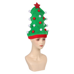 Adults Kids Christmas Elf Green Hat Christmas Accessories