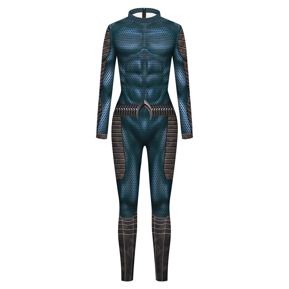 Aquaman Adult Cosplay Costume Jumpsuit Outift Halloween Carnival Suit
