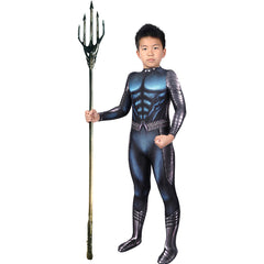 Aquaman Arthur Curry Kids Children Cosplay Costume Jumpsuit Outfits Halloween Carnival Party Suit
