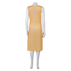 Argylle Elly Conway Adult Women Golden Cosplay Dress Costume Outfits Halloween Carnival Suit