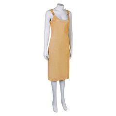 Argylle Elly Conway Adult Women Golden Cosplay Dress Costume Outfits Halloween Carnival Suit