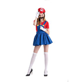 Super Mario Bros Cosplay Costume Dress Hat Outfits Halloween Carnival Party Suit