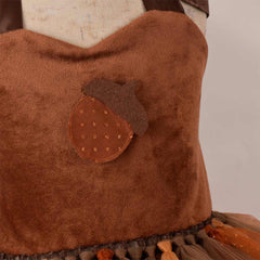 Squirrel Dress Kids Girls Cosplay Costume Dress Halloween Carnival Party Suit