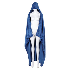 Baldur's Gate 3 Cosplay Costume Blue Plush Blankets Outfits Halloween Carnival Suit Accessories