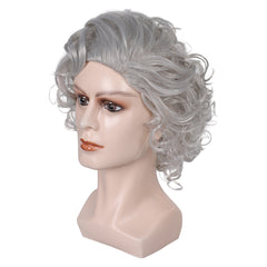 Baldur's Gate Astarion Gray Cosplay Wig Heat Resistant Synthetic Hair Carnival Halloween Party Props