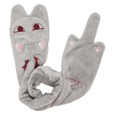 Baldur's Gate Astarion Winter Unisex Cosplay Derivative Scarf Plush Embroidery Halloween Costume Accessories