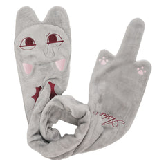 Baldur's Gate Astarion Winter Unisex Cosplay Derivative Scarf Plush Embroidery Halloween Costume Accessories