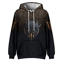 Baldur's Gate Baldur Icons Adult Cosplay Hoodie 3D Printed Hooded Sweatshirt Men Women Casual Streetwear Pullover Hoodie