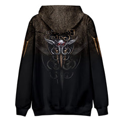 Baldur's Gate Baldur Icons Adult Cosplay Hoodie 3D Printed Hooded Sweatshirt Men Women Casual Streetwear Pullover Hoodie