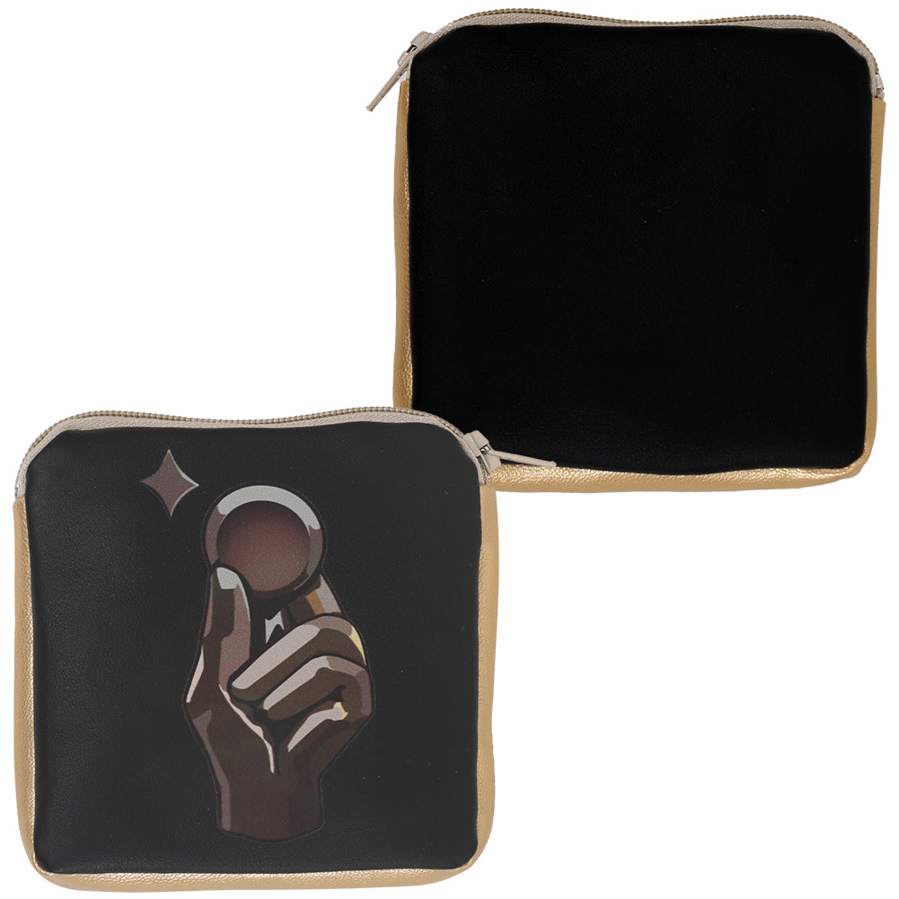 Baldur's Gate Game Achievements Iron Rooster Portable Mini Lether Purse Coin Bag Cosplay Accessories