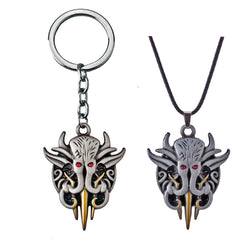 Baldur's Gate Illithid Cosplay Keychain Key Rings Mascot Birthday Halloween Costume Accessories Xmas Gift
