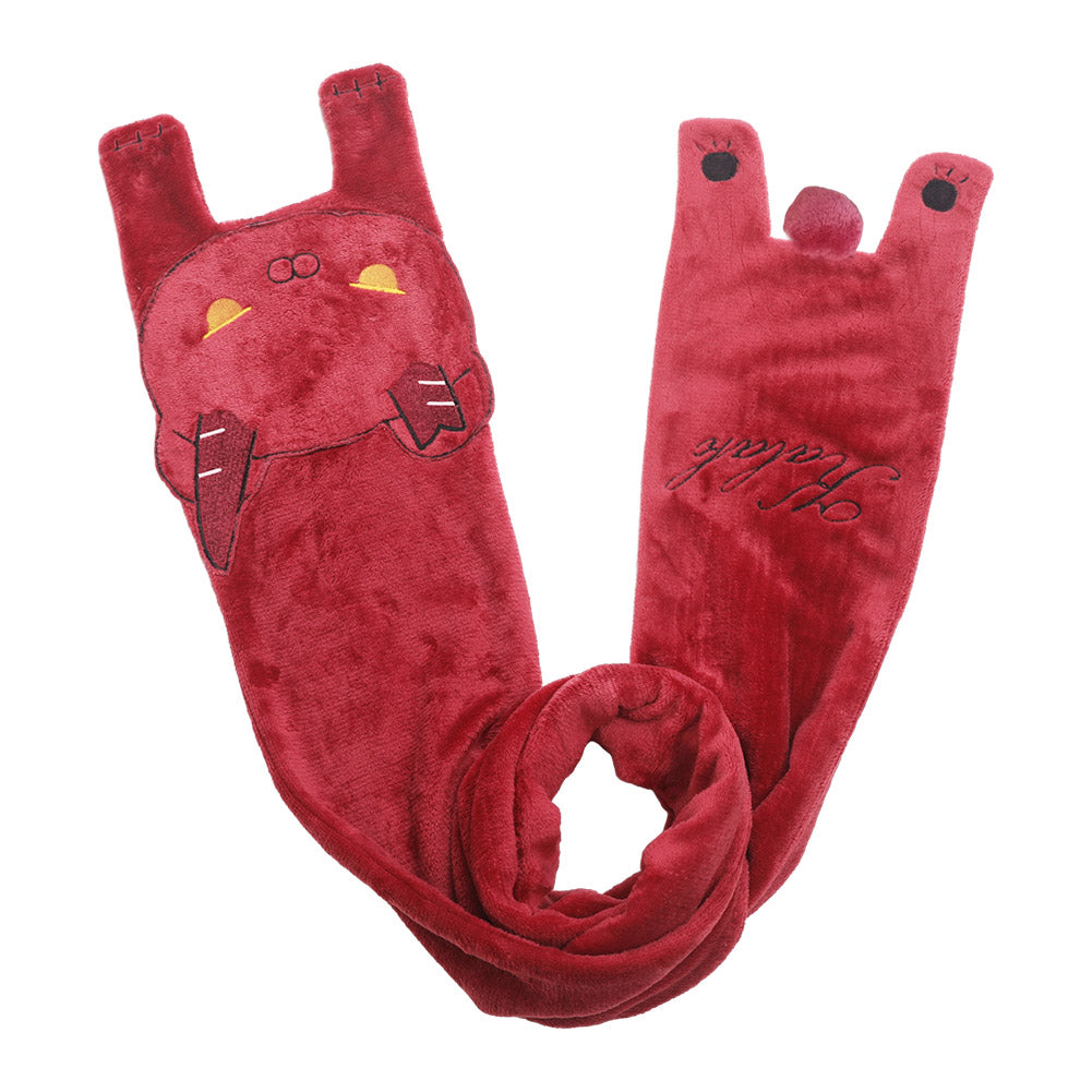 Baldur's Gate Karlach Unisex Cosplay Derivative Scarf Plush Embroidery Halloween Costume Accessories