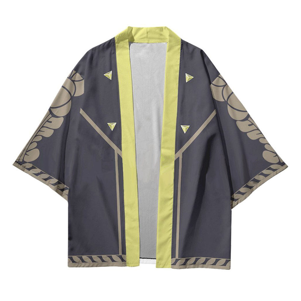 The Legend of Zelda Zelda Princess Cosplay Cloak Kimono Cardigan Robe Cospaly Costume Print Casual Coat