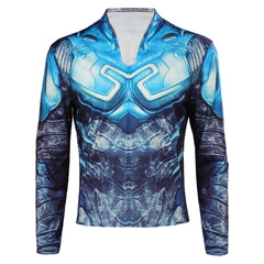 Blue Beetle Jaime Reyes Adult Cosplay Costume Printed Jacket Outift Halloween Carnival Suit