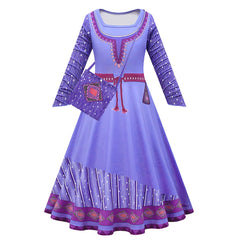 Wish Asha Kids Girls Long Sleeve Outfits Halloween Carnival Party Suit Cosplay Costume