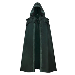 Medieval Renaissance Gothic Hooded Cloak Cosplay Costume Halloween Carnival Party Disguise Suit
