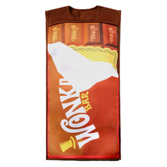 Charlie and the Chocolate Factory Movie Kids Children Chocolate Cosplay Costume Smock Outfits Halloween Carnival Suit