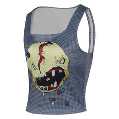 Cyberpunk 2077 V Adult Cosplay Casual Street Printed T-shirt