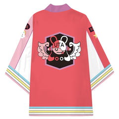 Anime One Piece Film Red Uta Cloak Kimono Cardigan Robe Cosplay Summer Casual Streetwear - INSWEAR