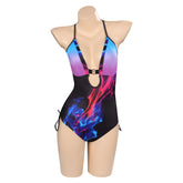 2023 Summer Printed One-Piece Swimsuit Cosplay Costume Halloween Carnival Party Disguise Suit