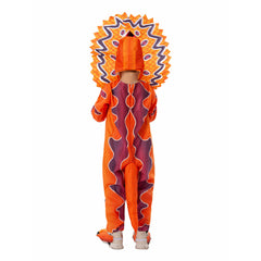 Dilophosaurus Kids Children Dinosaur Cosplay Costume Jumpsuit Fancy Outfit Halloween Carnival Suit