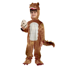 Dinosaur Kids Tyrannosaurus Rex Halloween Cute Plush Jumpsuit Cosplay Costume