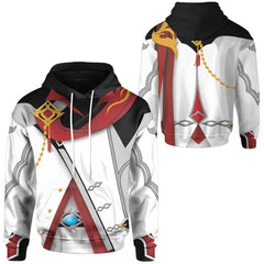 Genshin Impact Adult Cosplay Hoodie 3D Printed Hooded Sweatshirt Casual Hoodie