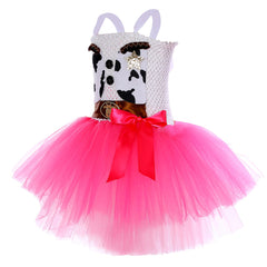 Kids Children Cowgirl TuTu dress Cosplay Costume Outfits Fantasia Halloween Carnival Party Disguise Suit